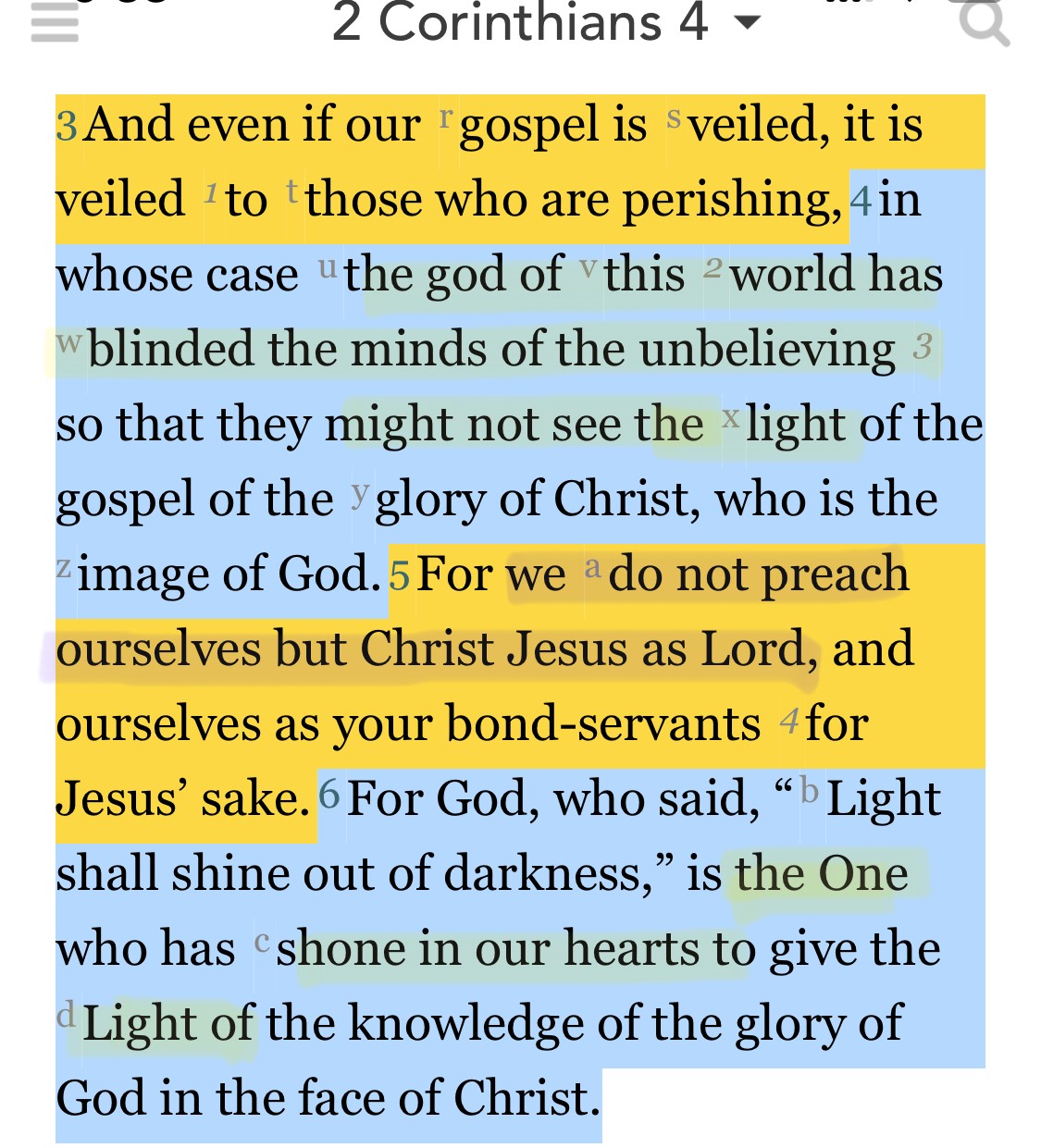 2 Corinthians 4:3-6